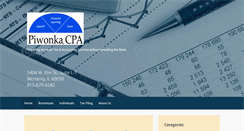 Desktop Screenshot of piwonkacpa.com